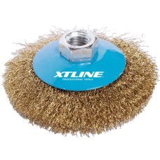Щітка конусна XTLINE 100mm гофрована M14