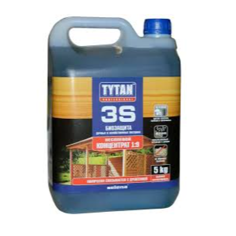 Деревозахисний засіб TYTAN 3S 1:9 ультрабіозахист 5кг