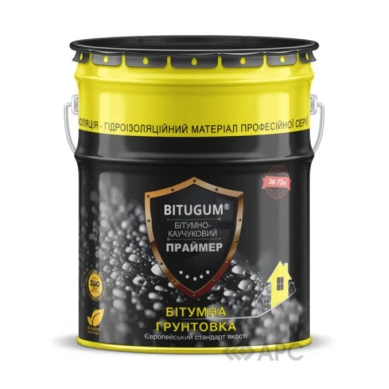 Праймер бітумно-каучуковий BITUGUM 5л.