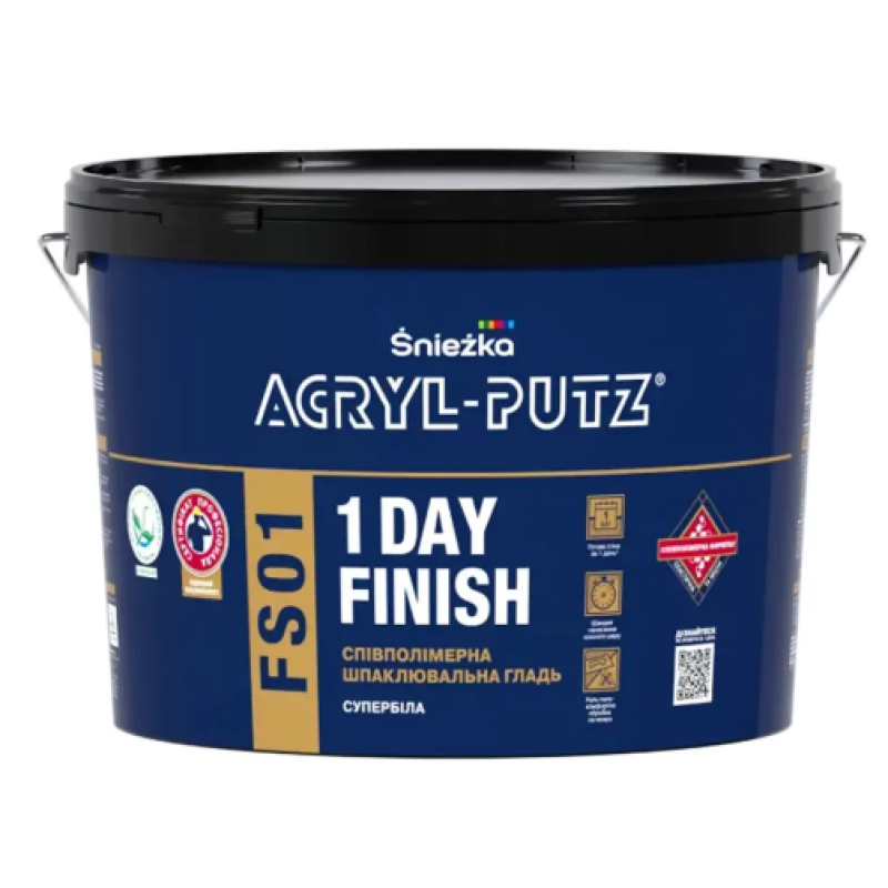 Шпаклівка Sniezka Acryl-Putz FS01 1 DAY FINISH 18 кг