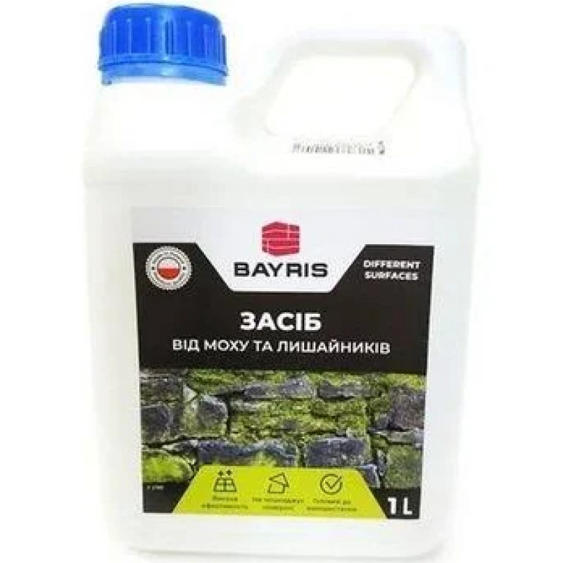 Засіб для видалення моху та лишайників BAYRIS 1л