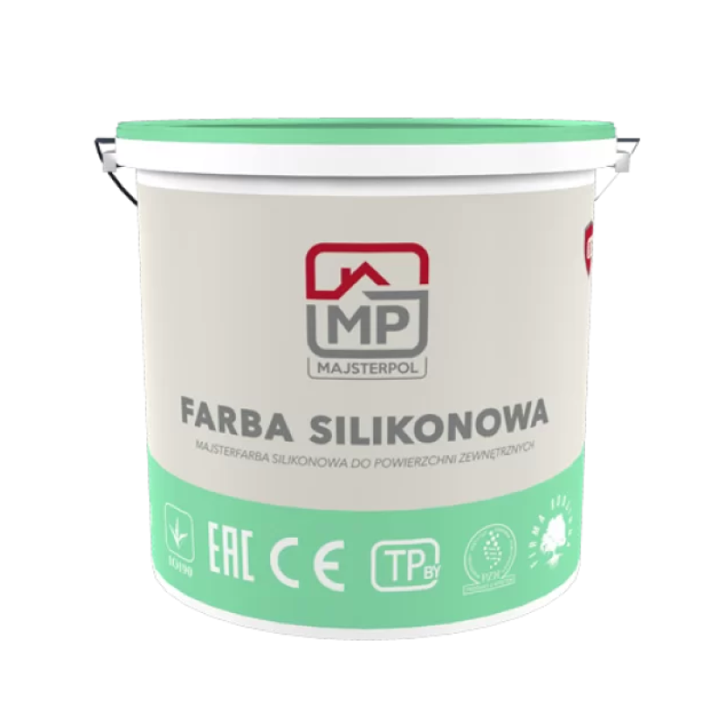 Фарба силіконова фасадна MajsterPol Farba Silikonowa 12кг