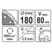 Диск алмазний сегментний 230 мм YATO YT-6005