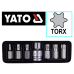 Набір насадок викруткових YATO: “TORX“ L=30 мм 7 шт.