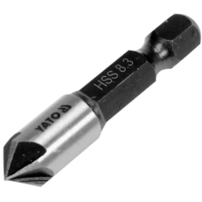 Зенкер конічний по металу YATO: HSS, d=8.3 мм, L= 40 мм HEX - 1/4“
