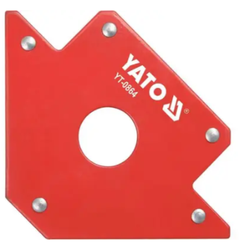 Кутник магнітний для зварки YATO 102х155х17 мм