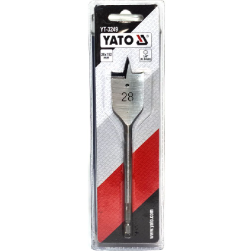 Свердло перове для дерева YATO 28 мм